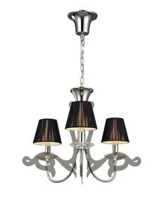 M0378  Acanto Crystal Pendant 3 Light